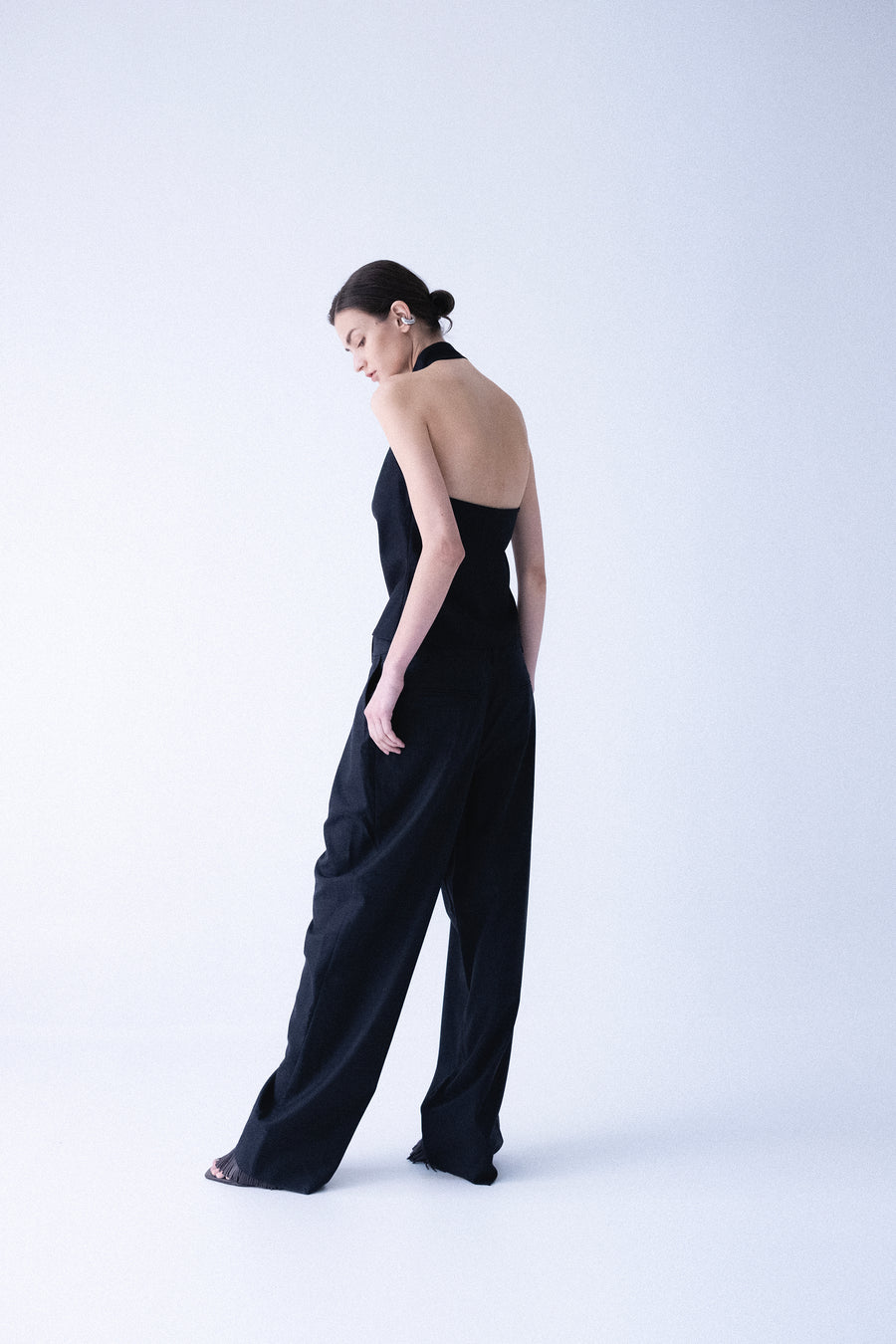 Cowl Neck Halter Top